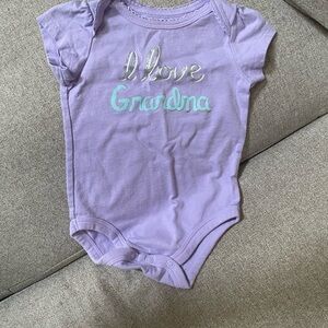 Jumping bean onesie. I LOVE GRANDMA